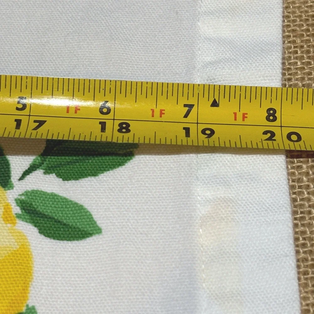 Kate Spade NY Lemon Print Cotton Napkins Set of 4 20 X 20 Summer Garden Novelty